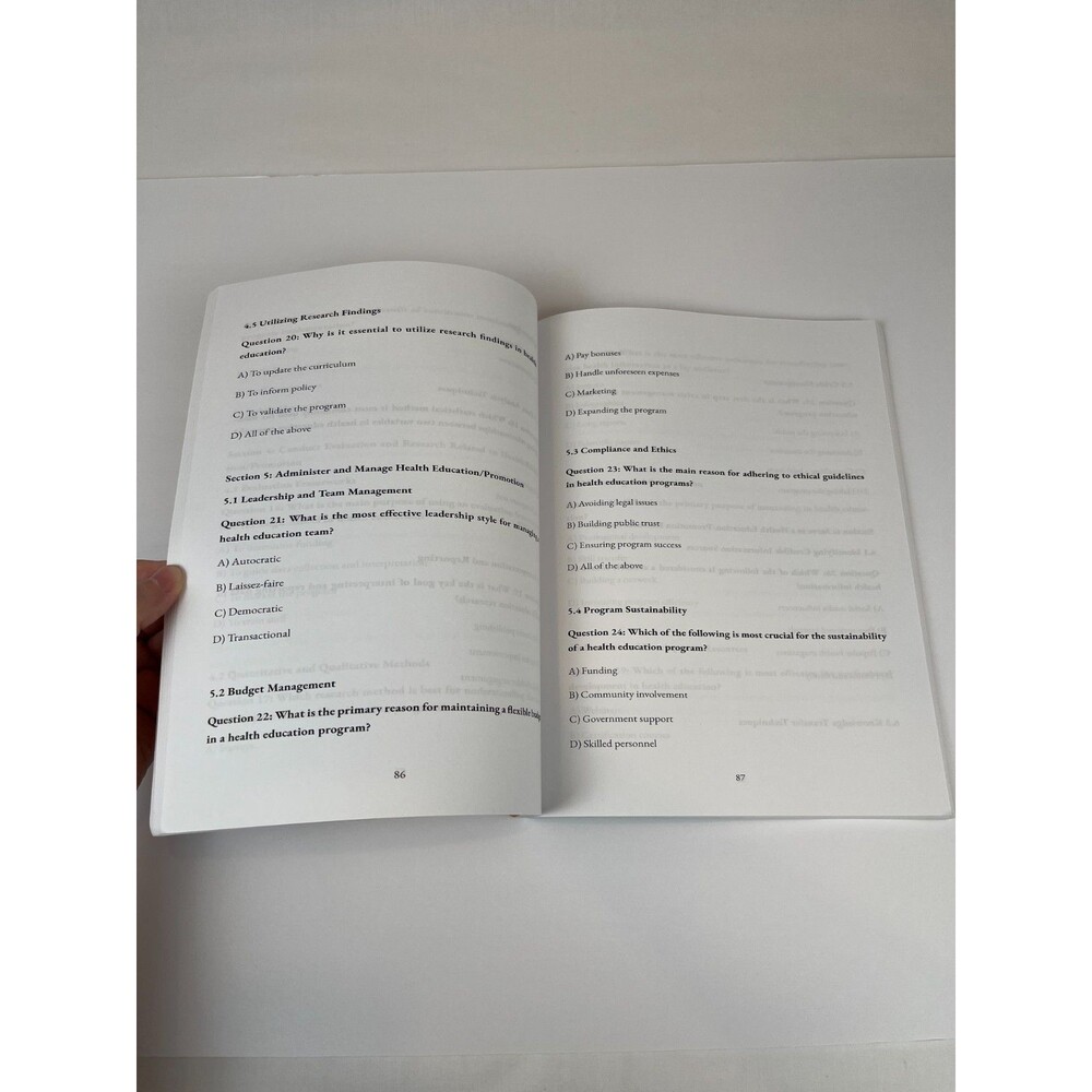CHES Exam Study Guide 2024-2025: Master the Seven Areas of Responsibility with D - Picture 13 of 16